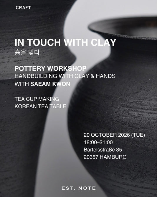 Pottery Workshop with Saeam Kwon