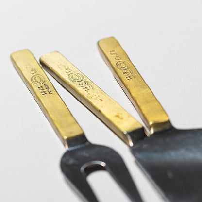 Puebco Engraved Cheese Knife Set of 3