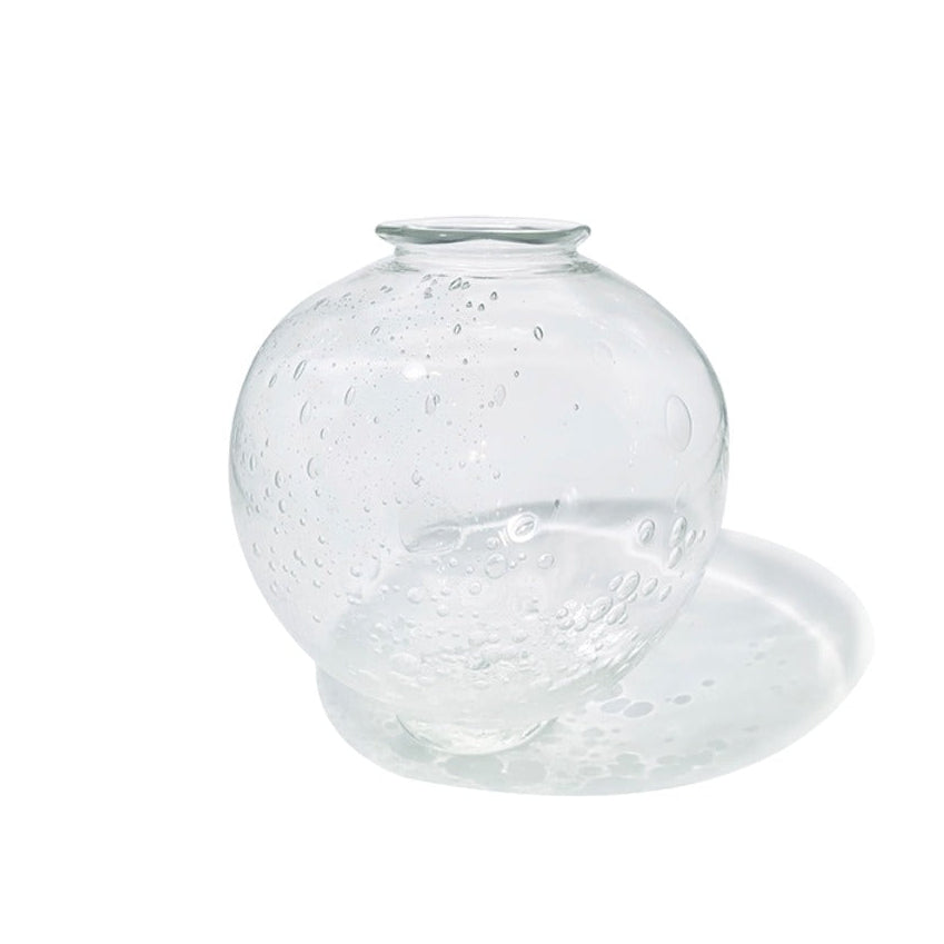 Marver Glass Moon Jar — Medium (달항아리)