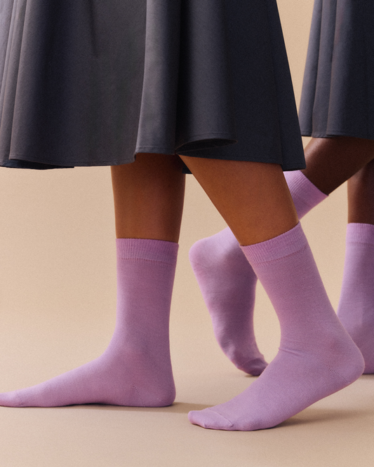 Parma Violet Merino Socks