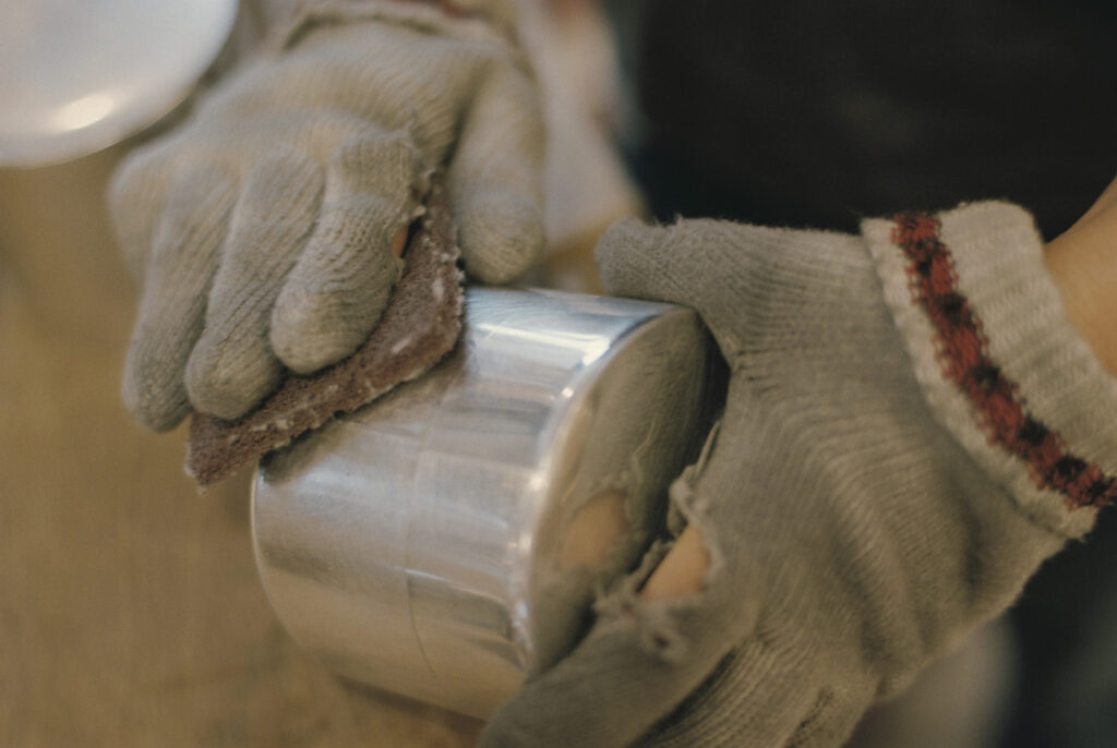 SyuRo Decorative Cylindrical Tin Box — Tall