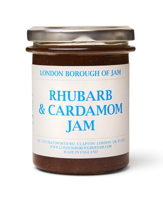 London Borough of Jam Rhubarb & Cardamom Jam 220g