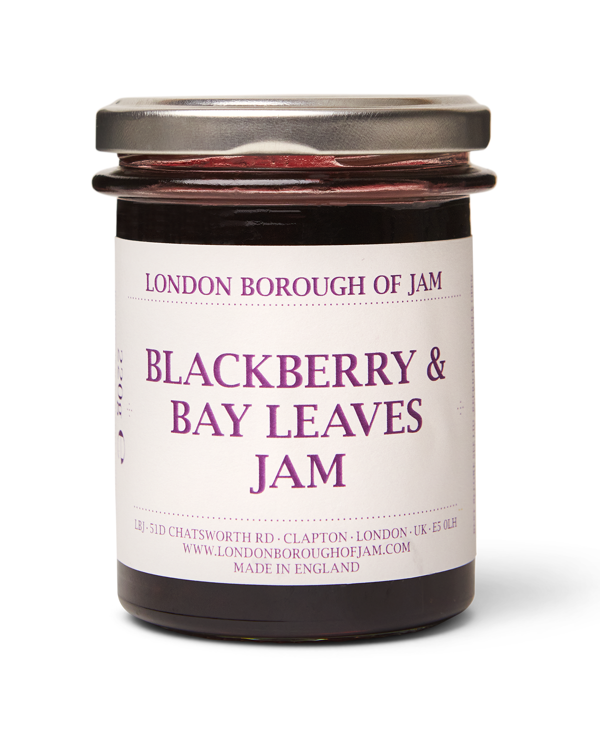 London Borough of Jam Blackberry & Bay Leaves Jam 220g