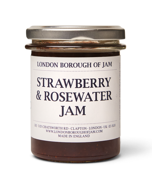 London Borough of Jam Strawberry & Rosewater Jam 220g