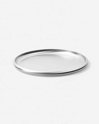 Service Projects Round Steel Tray 300 – Brushed